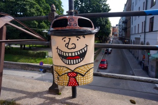 Happy trash