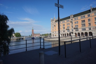 Looking west on the way to the station