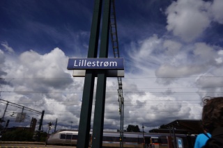 Oslo Central is under construction, switching to bus in Lillestrom