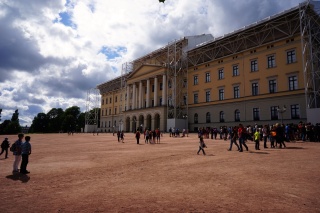 Oslo Palace and more guards changing