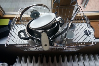 The cooking basket for our room's kitchenette