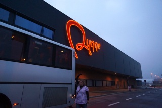 A few hours later, an hour out of Oslo, Rygge airport...