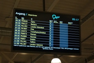 ...for the 6:30 to Frankfurt Hahn