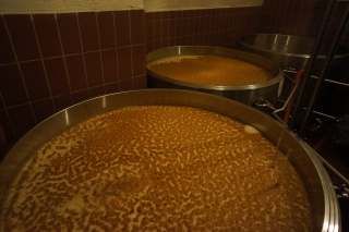 ...now a microbrew pub with open fermentation in the back