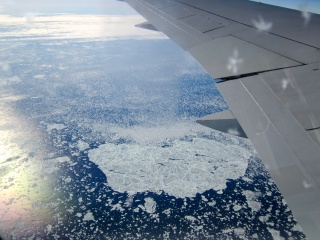 Ice pack near Greenland