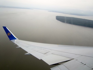 Over Fire Island