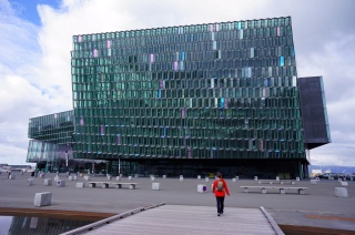 The Halpa, the Reykjavik performing arts center. Ridiculously glass