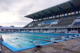 The hot pools and steam bath were along the side. They were redonkulous