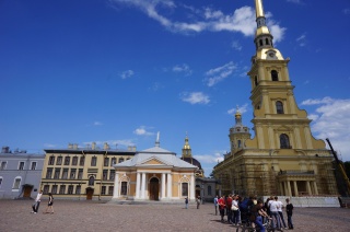 Inside the walls, Peter and Paul Cathedral