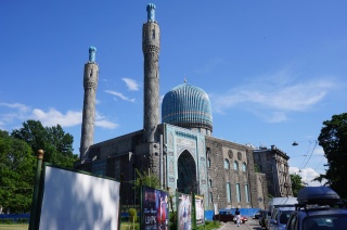 The really beautiful St. Petersburg Mosque