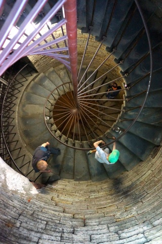 Looking back down 250 stairs or so