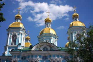 St. Nicholas Naval Cathedral, we were underdressed