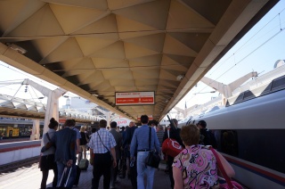 The Moscow Leningradsky station inside