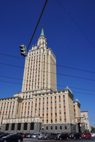 Our digs for the night, one of the Seven Sisters or Stalinist Skyscrapers