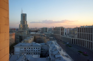 The view from the fourteenth floor