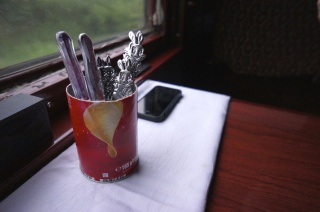 Homemade utensil holder
