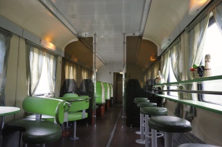 The dining car