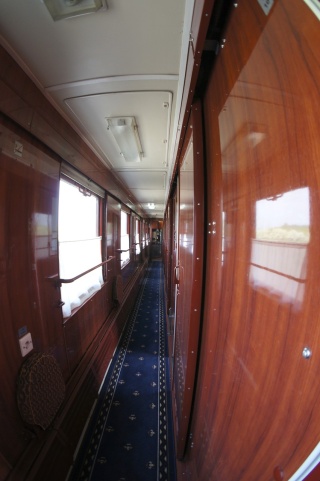 Fisheye hallway