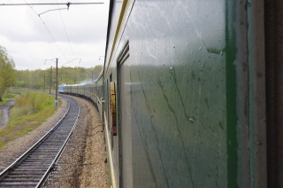 The front of our relatively short train