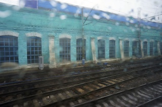 Rain on the station