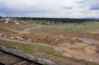 An incredibly large Russian Orthodox cemetery