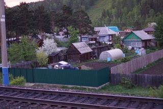 An Irkutsk backyard