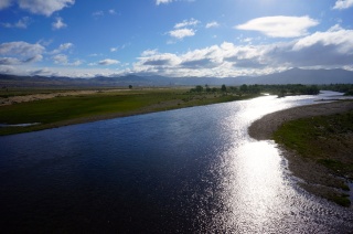 A little river outside Ulan Bator