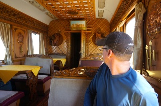 The Mongolian Dining Car. Completely awesome