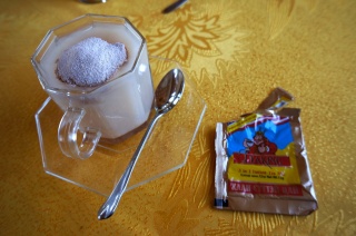 Three in one Mongolian tea. Saves all that thinking about ratios