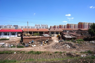 As we get closer to population. Traditional homes outside huge development