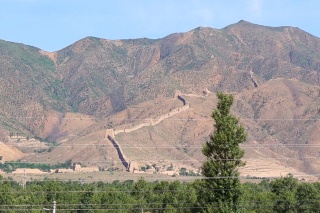 A glimpse at the Great Wall. Crazy