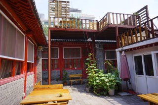 The view from our courtyard in the morning