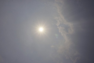The sun. you can look right at it