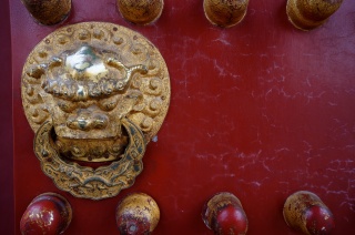 Brian loves the door knocker