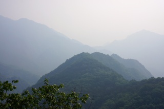 In other places we'd call it atmospheric perspective. Here not so much