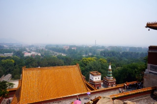 Looking, as much as you can, at the Beijing skyline