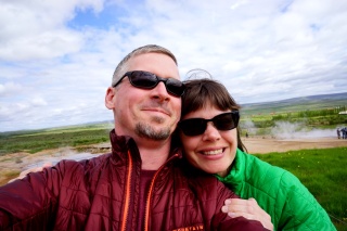 Us, happy amongst the sulfur
