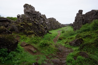 Pingvellir, where tectonic plates separate