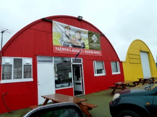 The farmers market in Hvolsvollur