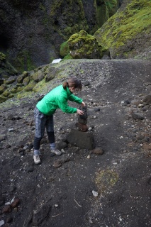 On a short hike, there she goes again...