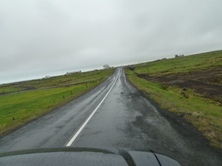 When the rain paused, a pretty typical road view
