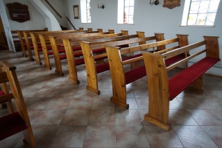 We loved the pews