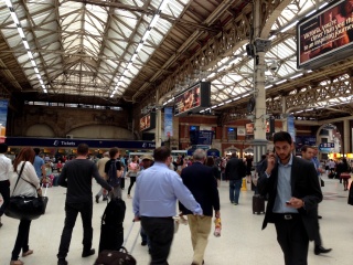 Victoria Station, not really on the itinerary