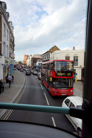 From the top of our double decker to another