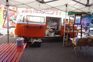 A buspresso machine