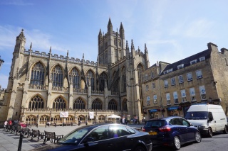 The Bath Abbey in the (late) morning