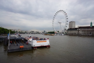 Central London, the Eye on the Thames