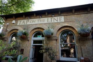 A brief stop at the local pub. Felt great