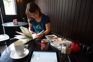 Theresa painting...