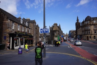 ...on the way to the Edinburgh Castle